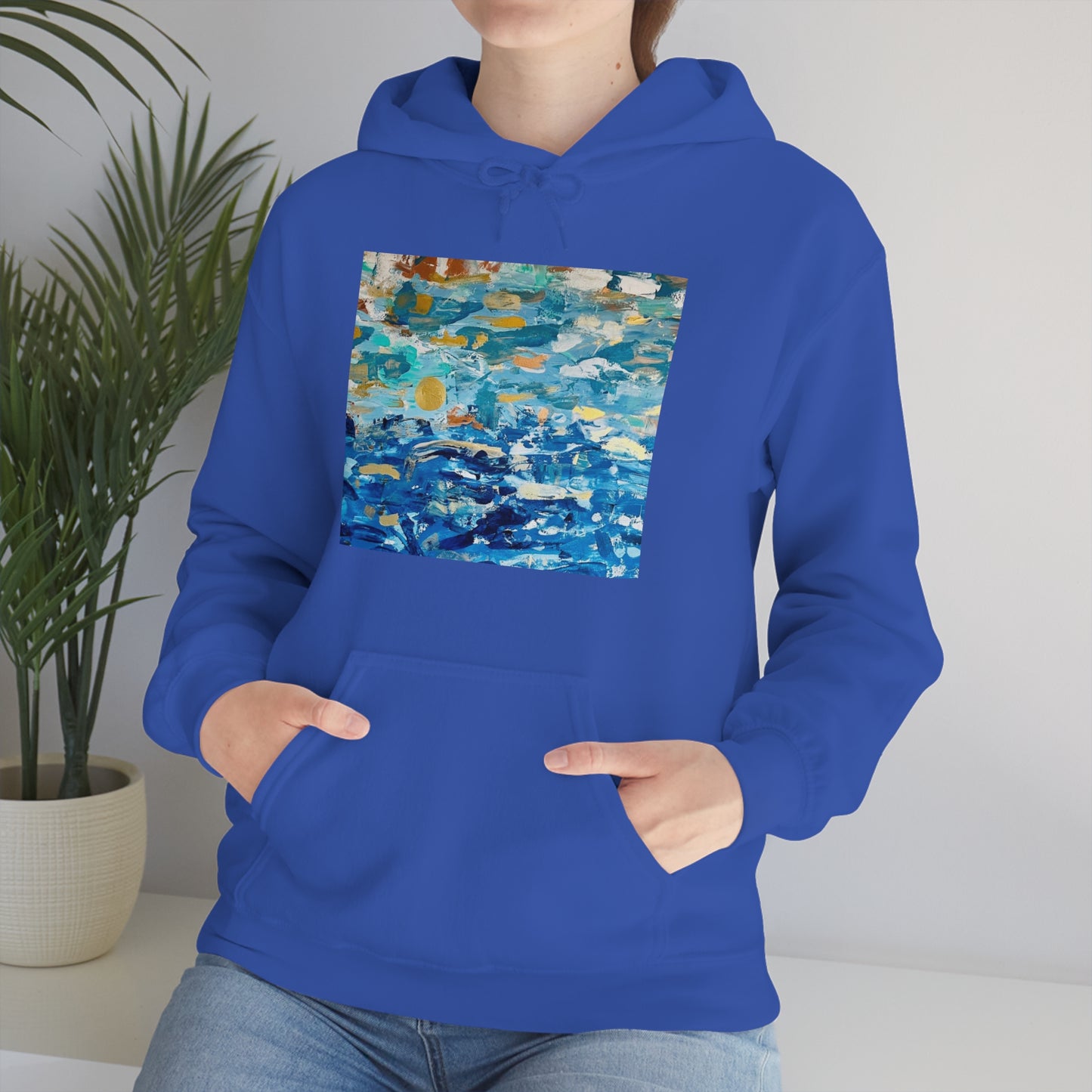 "Blue World" Unisex Heavy Blend Hooded Sweatshirt