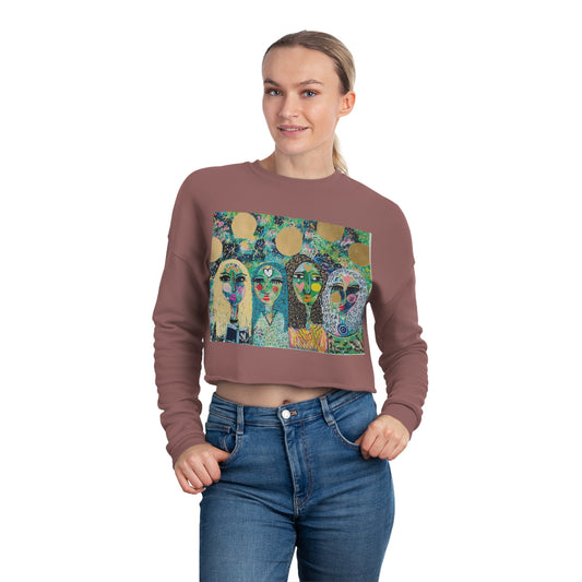 "THE WITCHES" Women's Cropped Sweatshirt