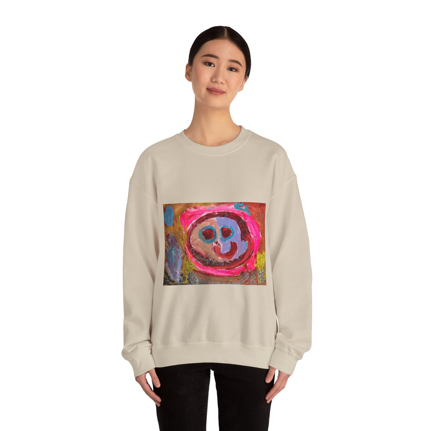 Shep's Smiley Unisex Heavy Blend™ Crewneck Sweatshirt