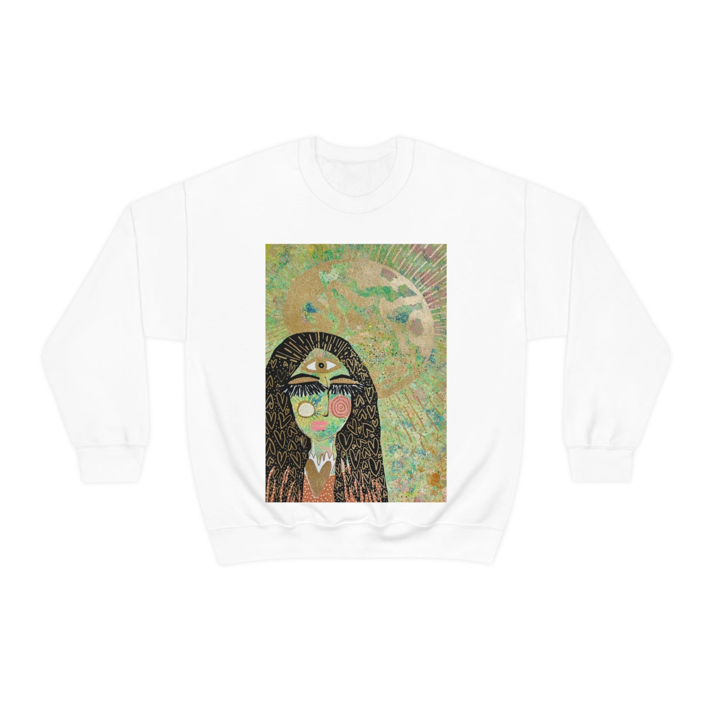 "High Priestess Healer" Unisex Heavy Blend™ Crewneck Sweatshirt