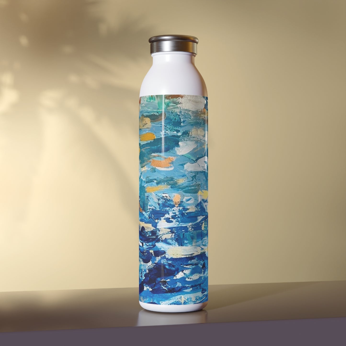 Blue Crush Slim Water Bottle