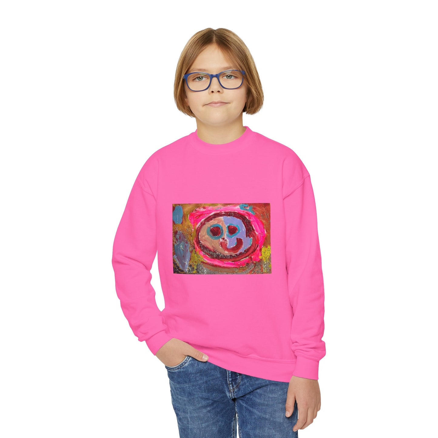 Shep's Smiley Youth Crewneck Sweatshirt