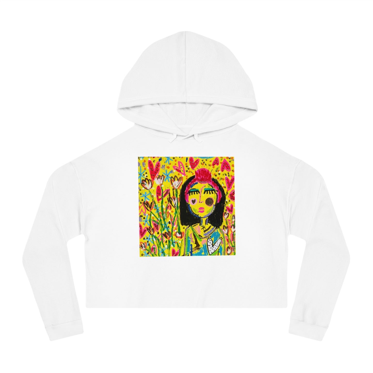 "Amanda Fest Logo" Women’s Cropped Hooded Sweatshirt