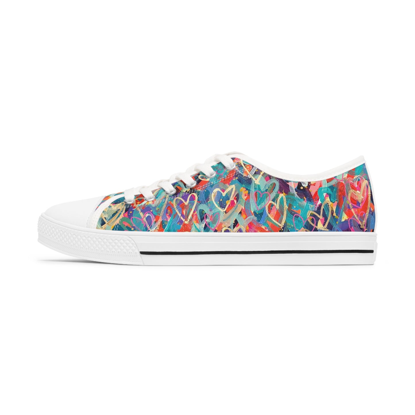 Grateful Heart Art Women's Low Top Sneakers