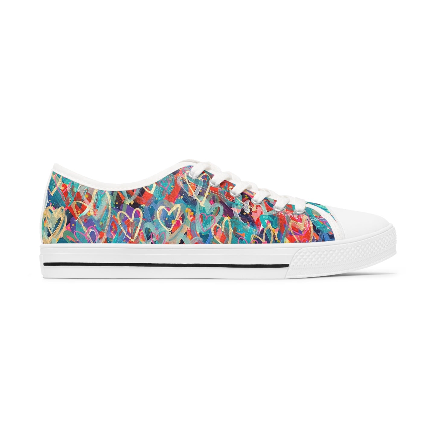 Grateful Heart Art Women's Low Top Sneakers