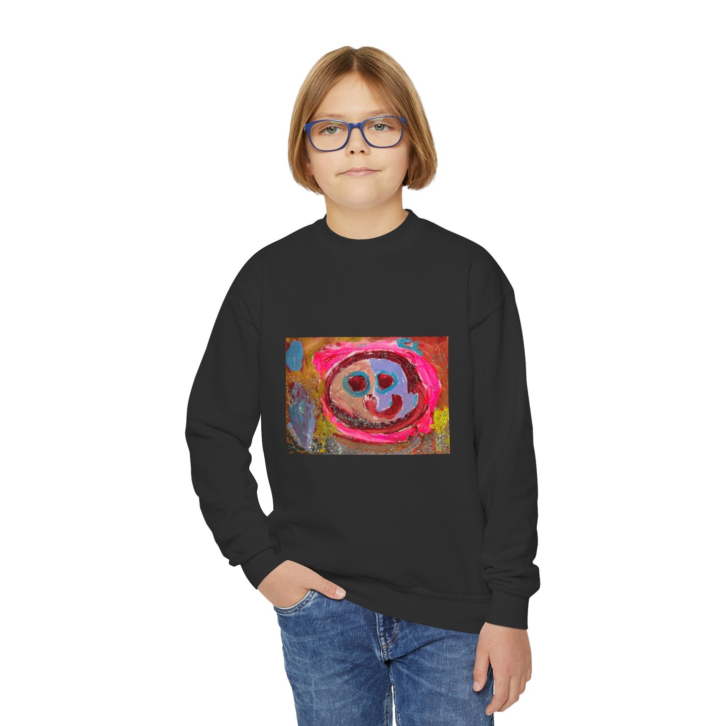 Shep's Smiley Youth Crewneck Sweatshirt