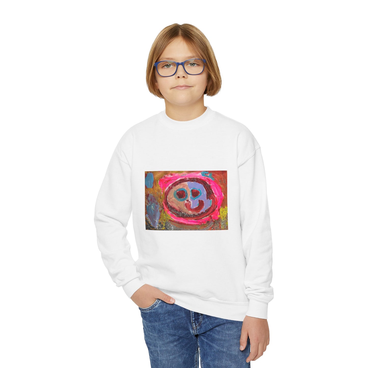 Shep's Smiley Youth Crewneck Sweatshirt