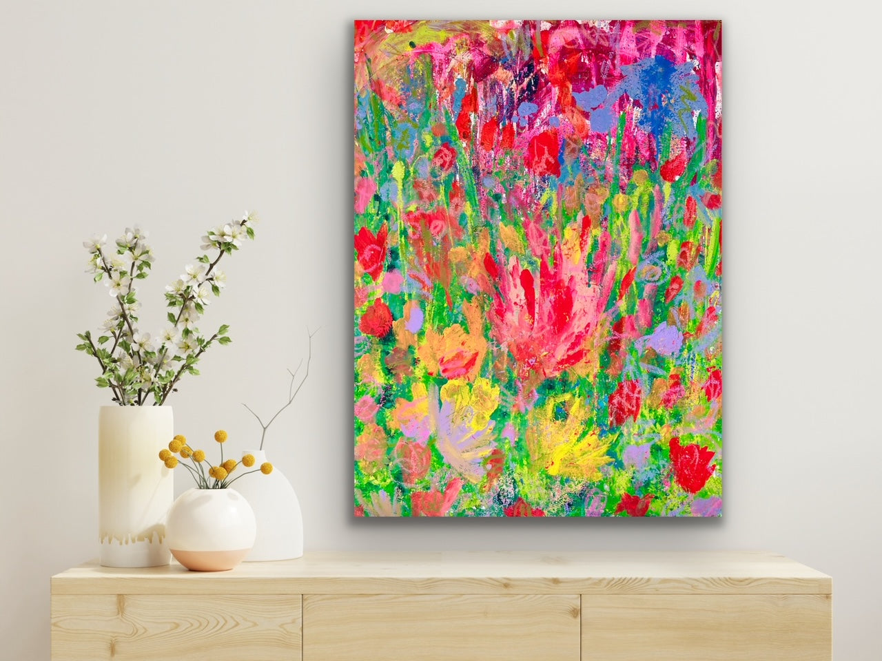 "Always in Bloom" Original Painting on Canvas