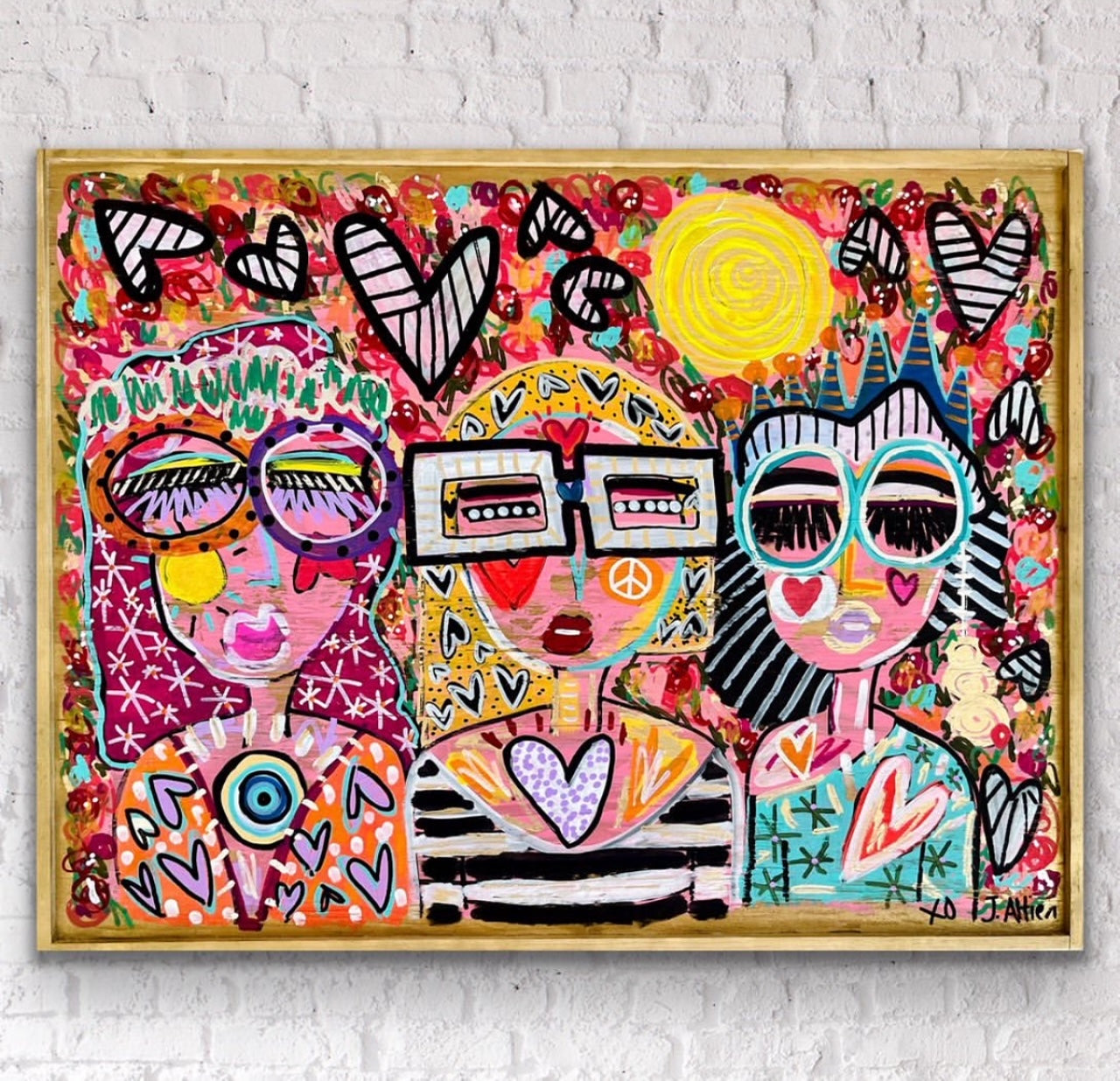 "Wild Ones" Original Painting on Frame