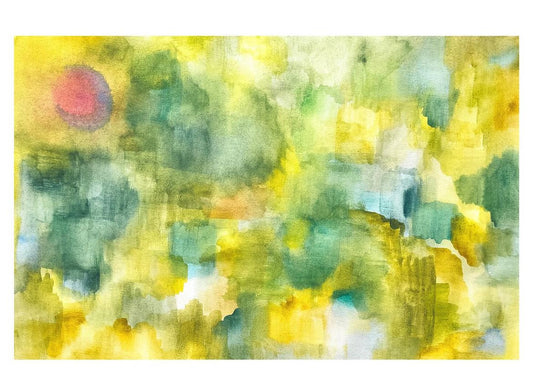 "Pineapple Sunrise" Original Watercolor on Paper