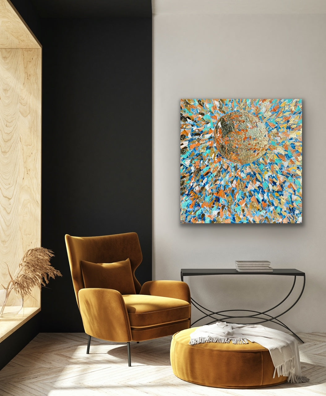 "Hace Sol" Original Painting on Gallery Wrapped Canvas.
