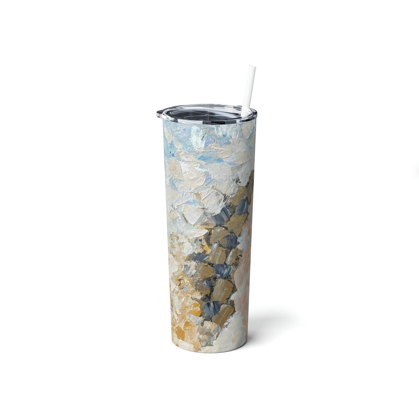 Love and Marriage Skinny Steel Tumbler with Straw