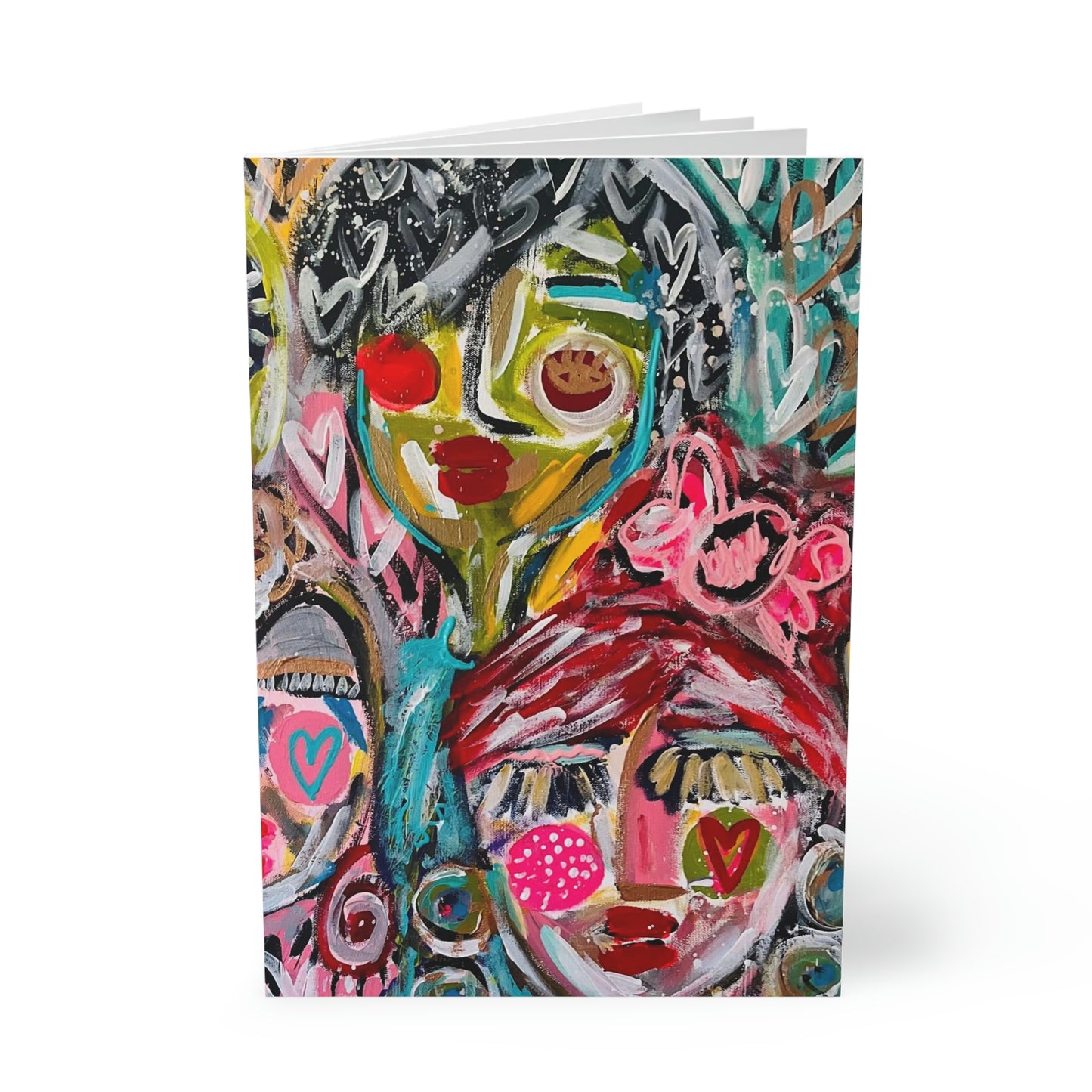 "The Company We Keep" Girl Talk Art Softcover Notebook