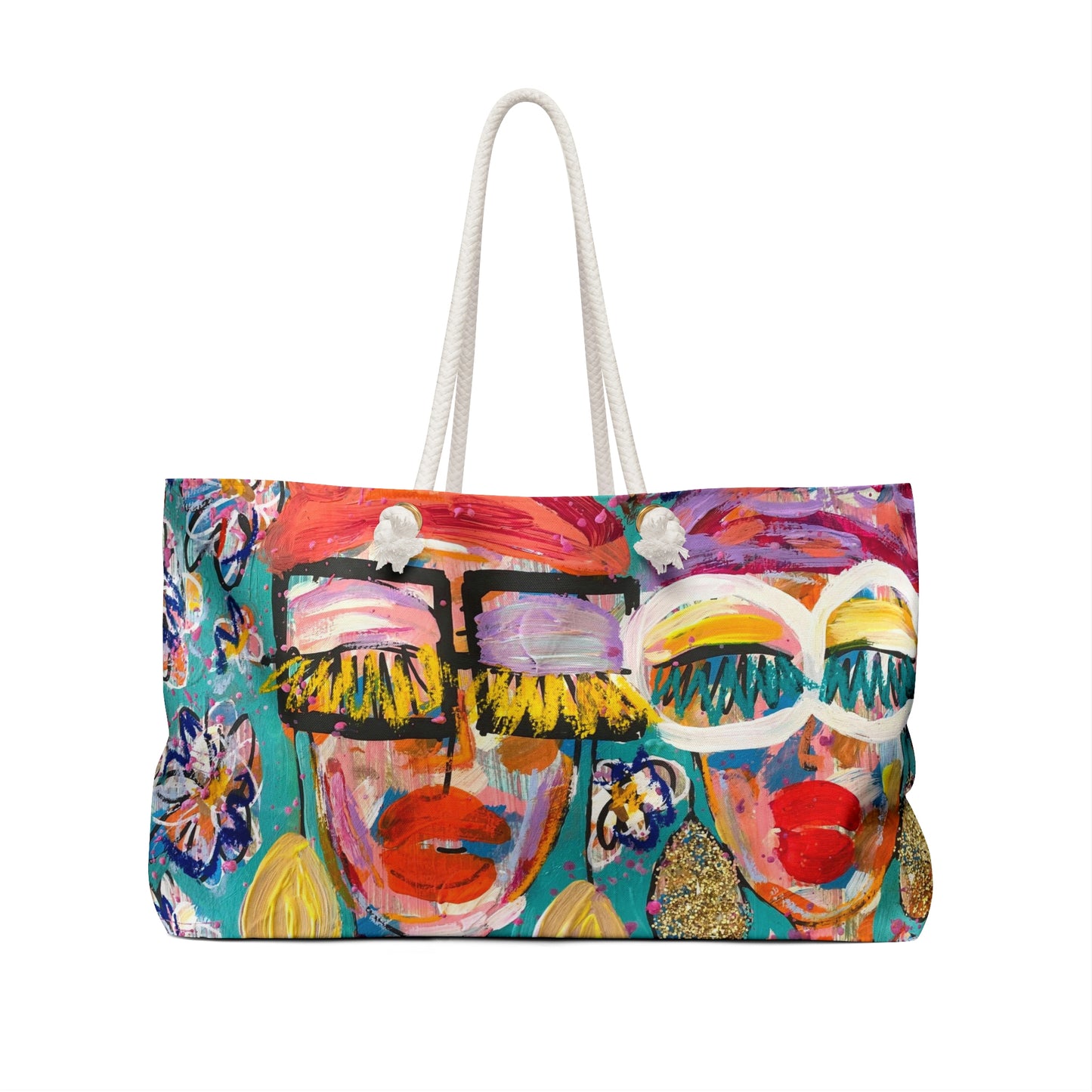 "May Flowers" Girl Talk Art Series Weekender Bag