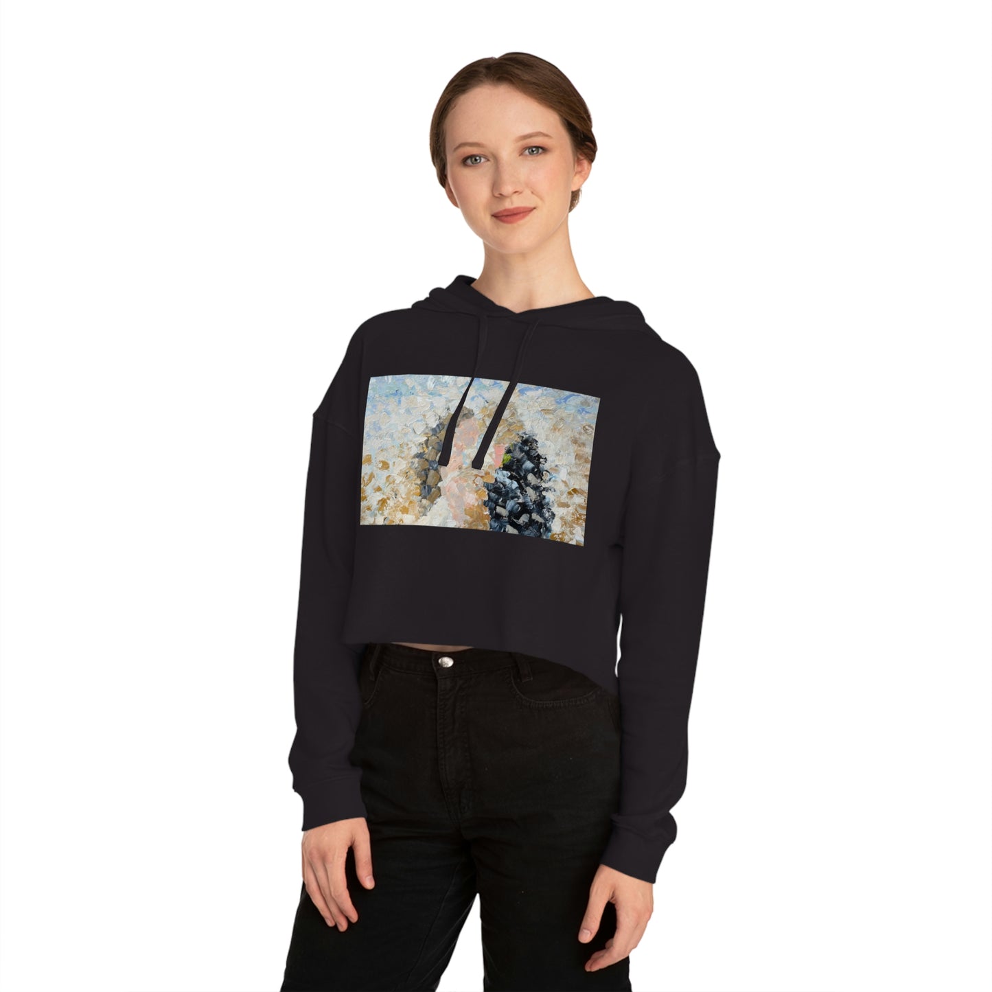 Love and Marriage Women’s Cropped Hooded Sweatshirt