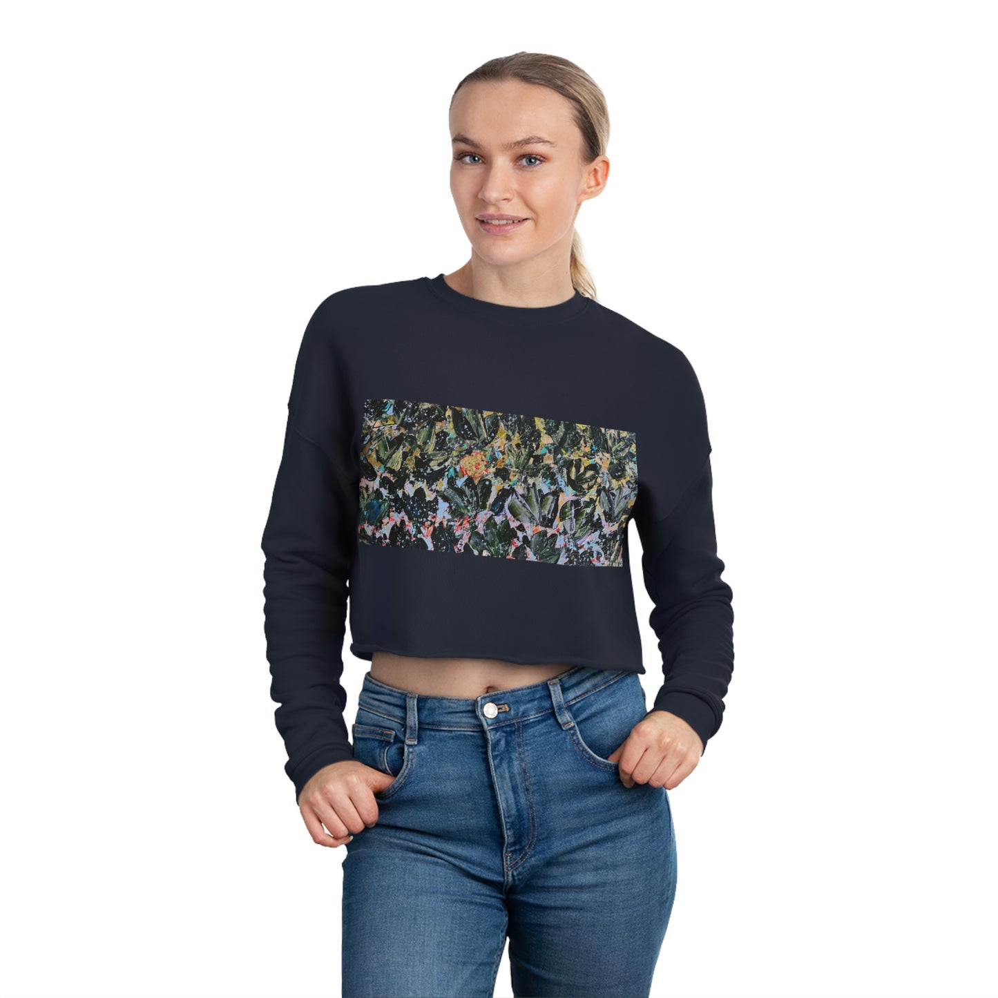 “Will I Open or Will I Close” Women's Cropped Sweatshirt
