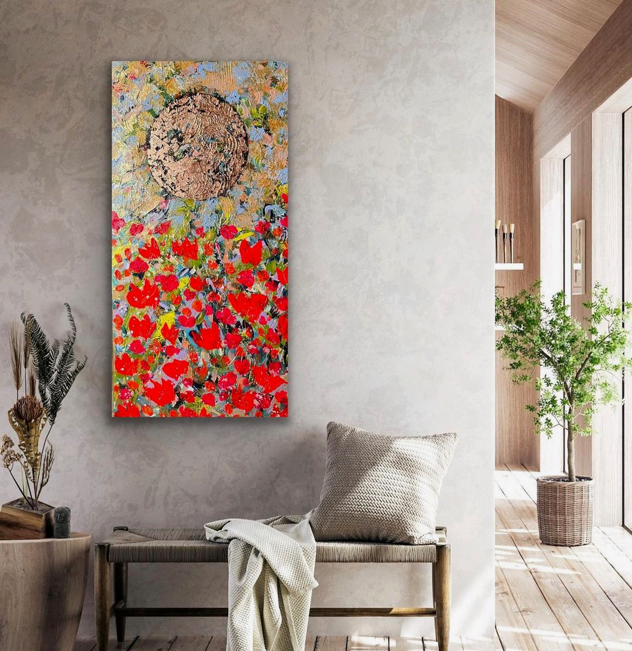 "All We Do Is Shine" Original Painting on Gallery Wrapped Canvas