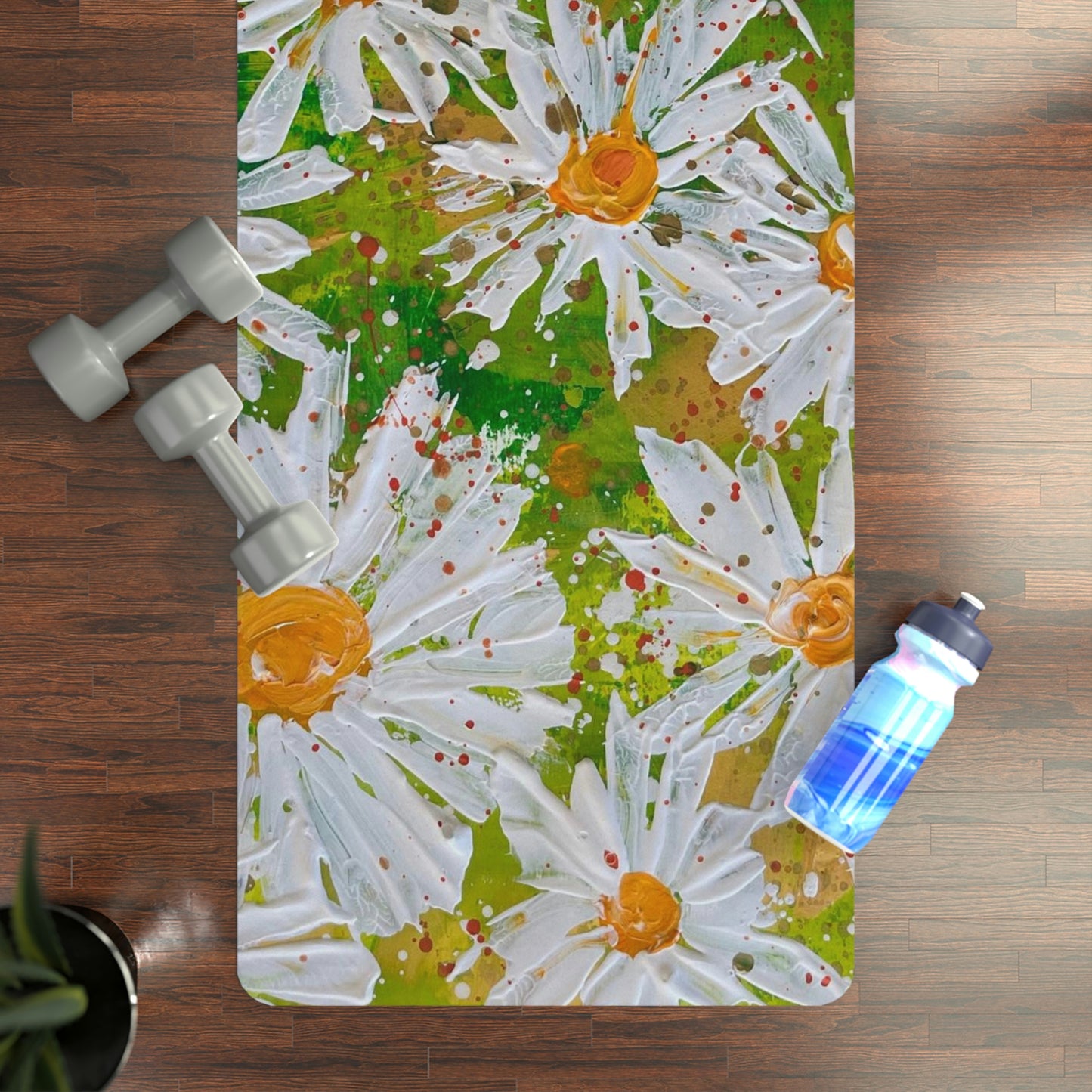 'Bird's Eye View" Original Art Rubber Yoga Mat