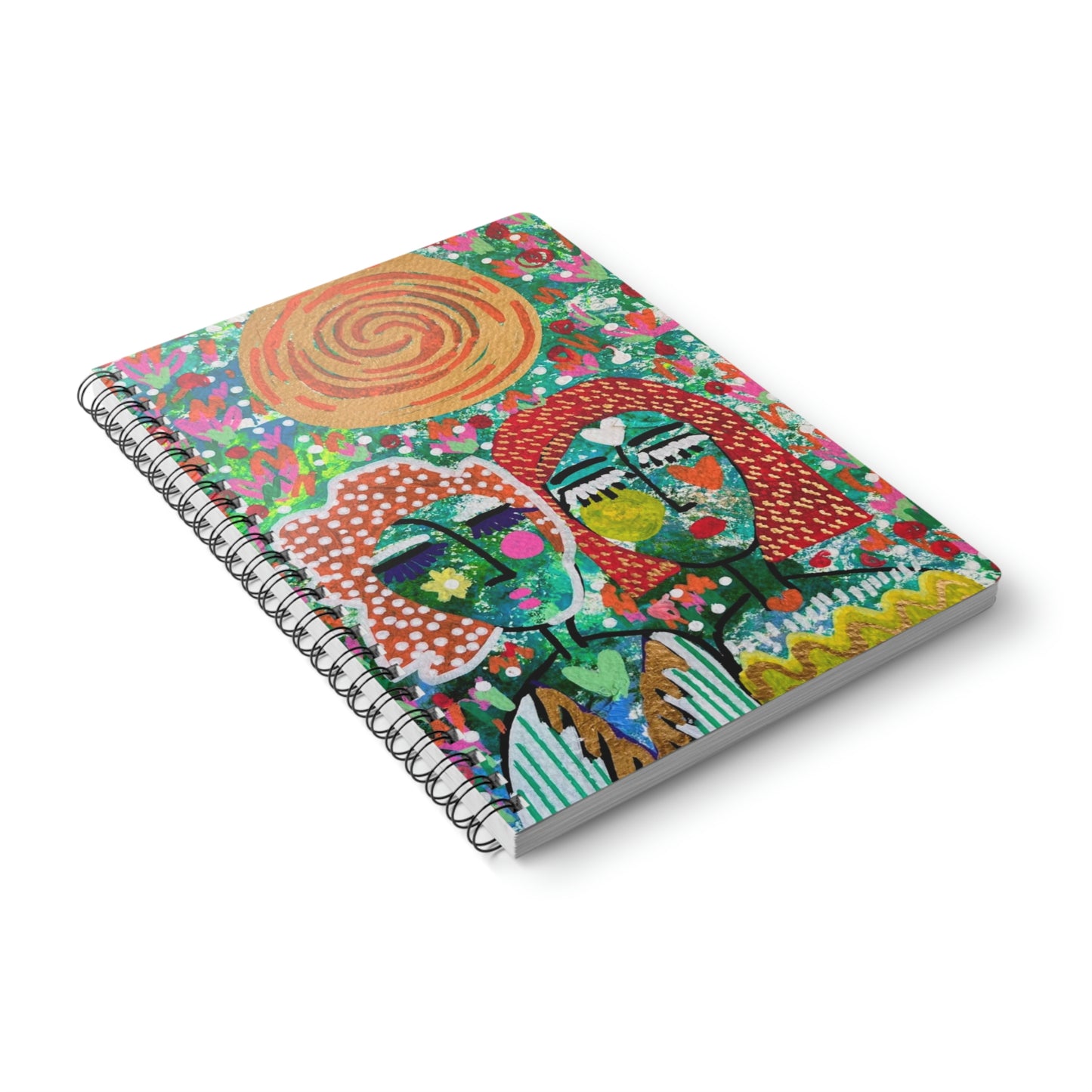 GIRL TALK ART SERIES Wirebound Softcover Notebook