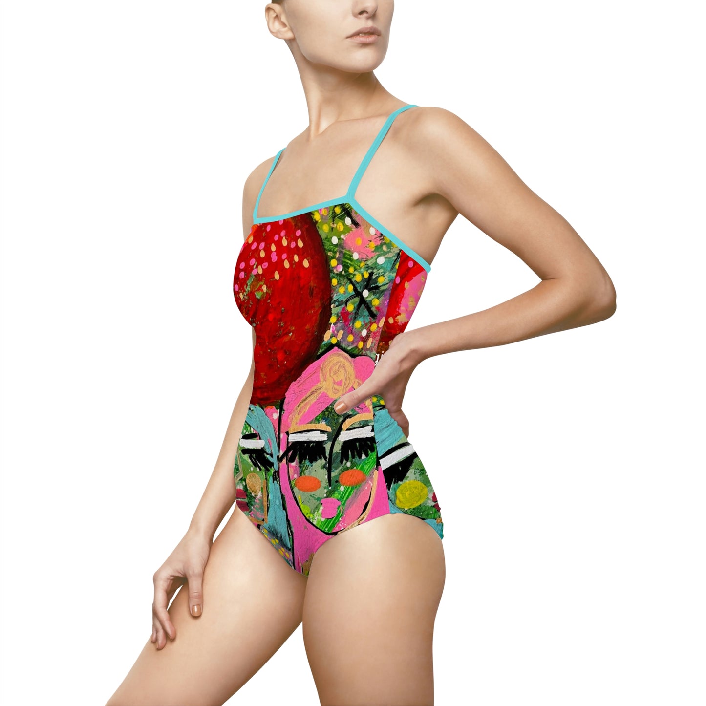 Meet Me At The Edge Women's One-piece Swimsuit (AOP)