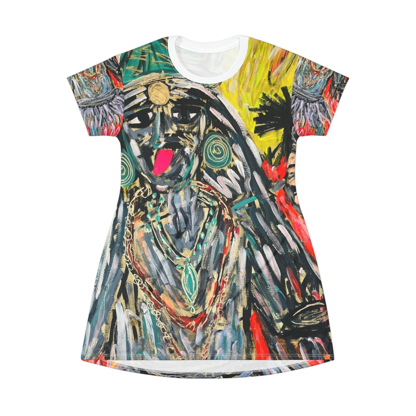 Hindu Goddess Kali T-Shirt Dress