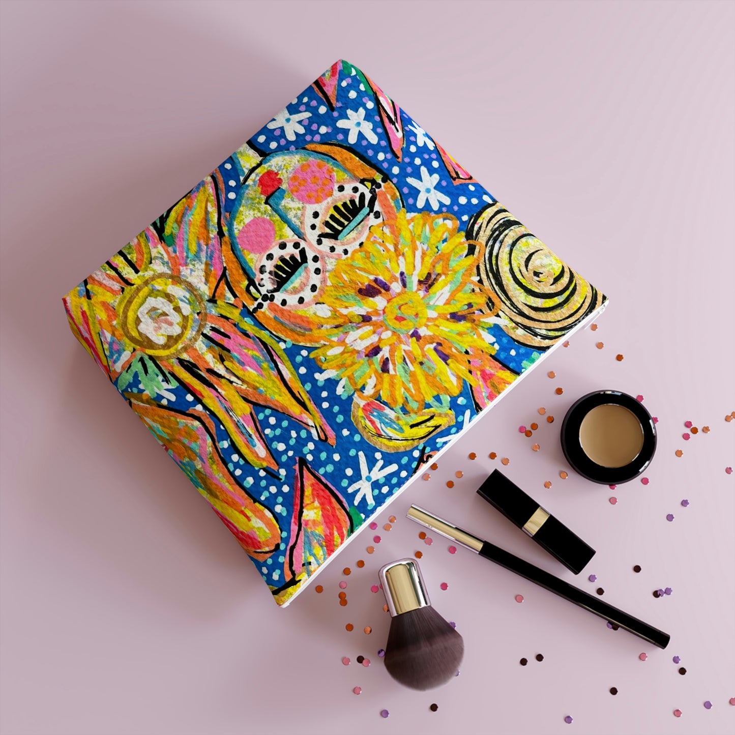 "MAY ALL YOUR DREAMS COME TRUE" Cotton Cosmetic Bag